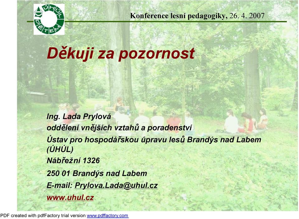 Ústav pro hospodářskou úpravu lesů Brandýs nad Labem