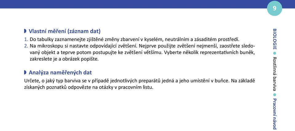 Nejprve použijte zvětšení nejmenší, zaostřete sledovaný objekt a teprve potom postupujte ke zvětšení většímu.