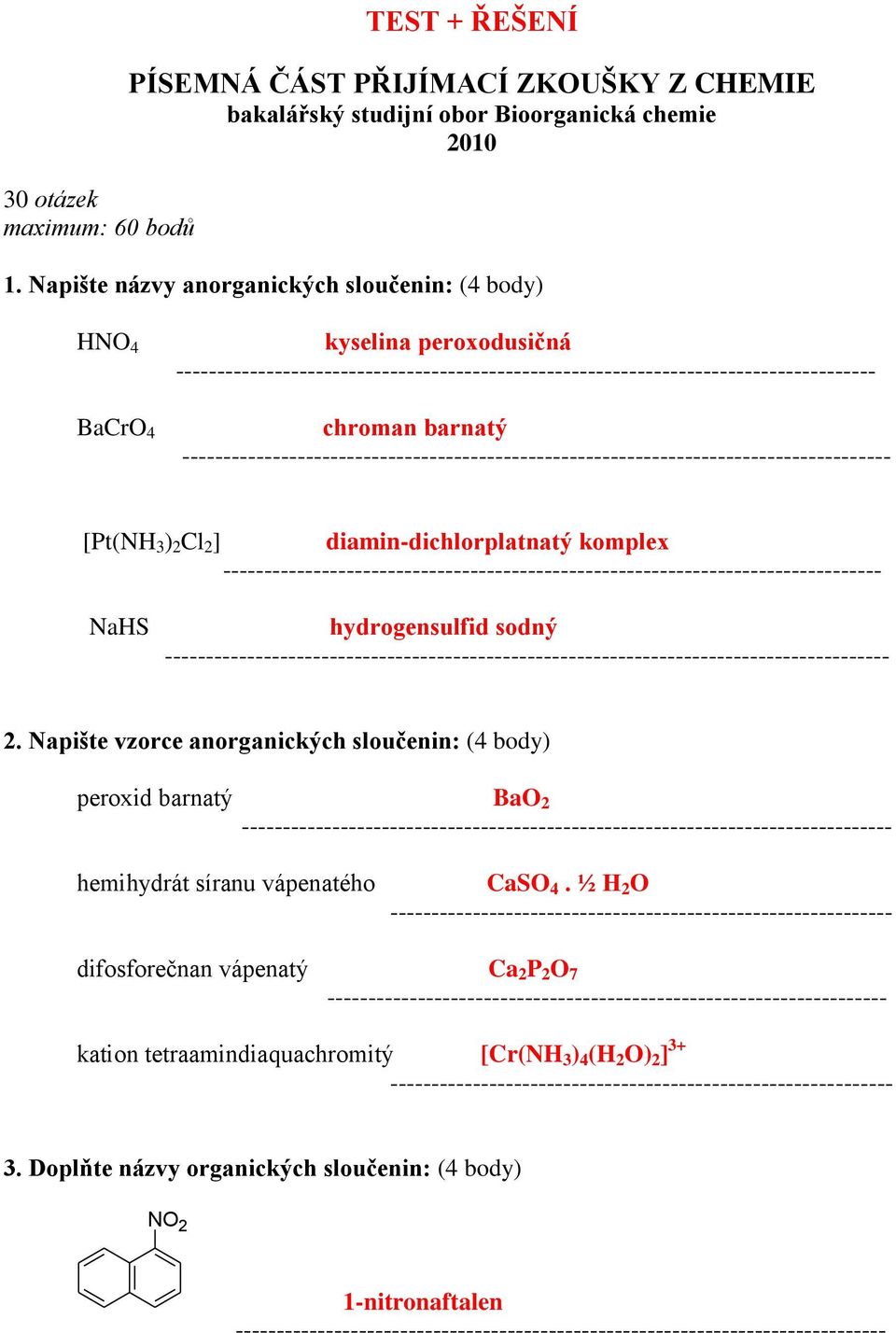 -------------------------------------------------------------------------------------- [Pt( 3 ) 2 2 ] diamin-dichlorplatnatý komplex