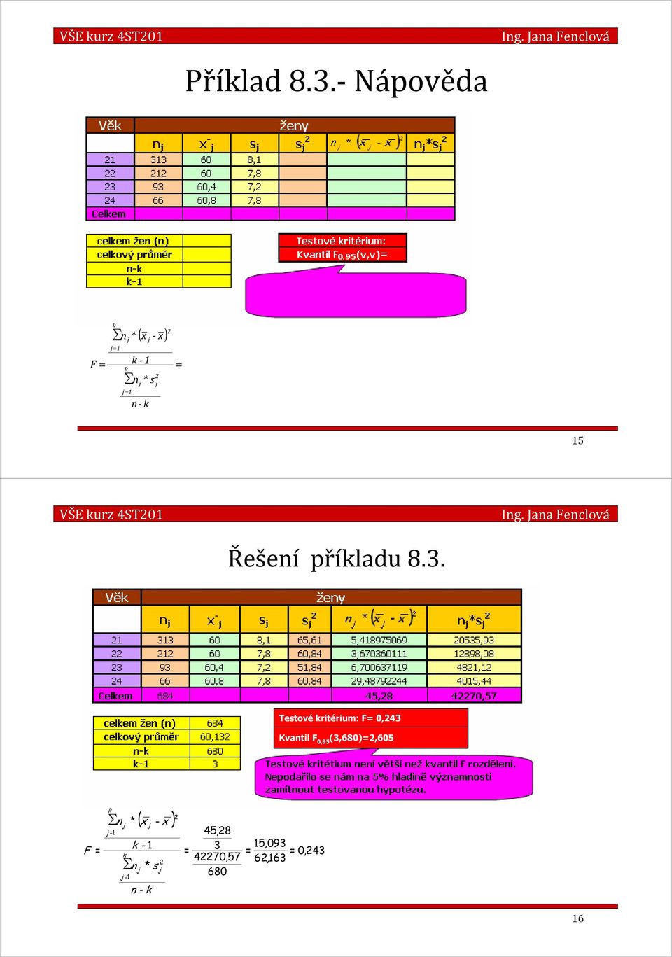 4ST01 Řešeí příladu 8.3.