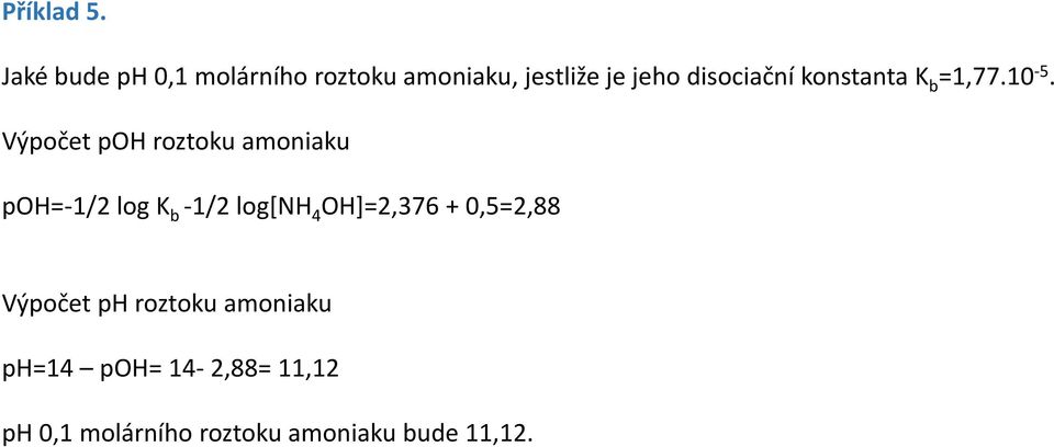 konstanta K b =1,77.10-5.