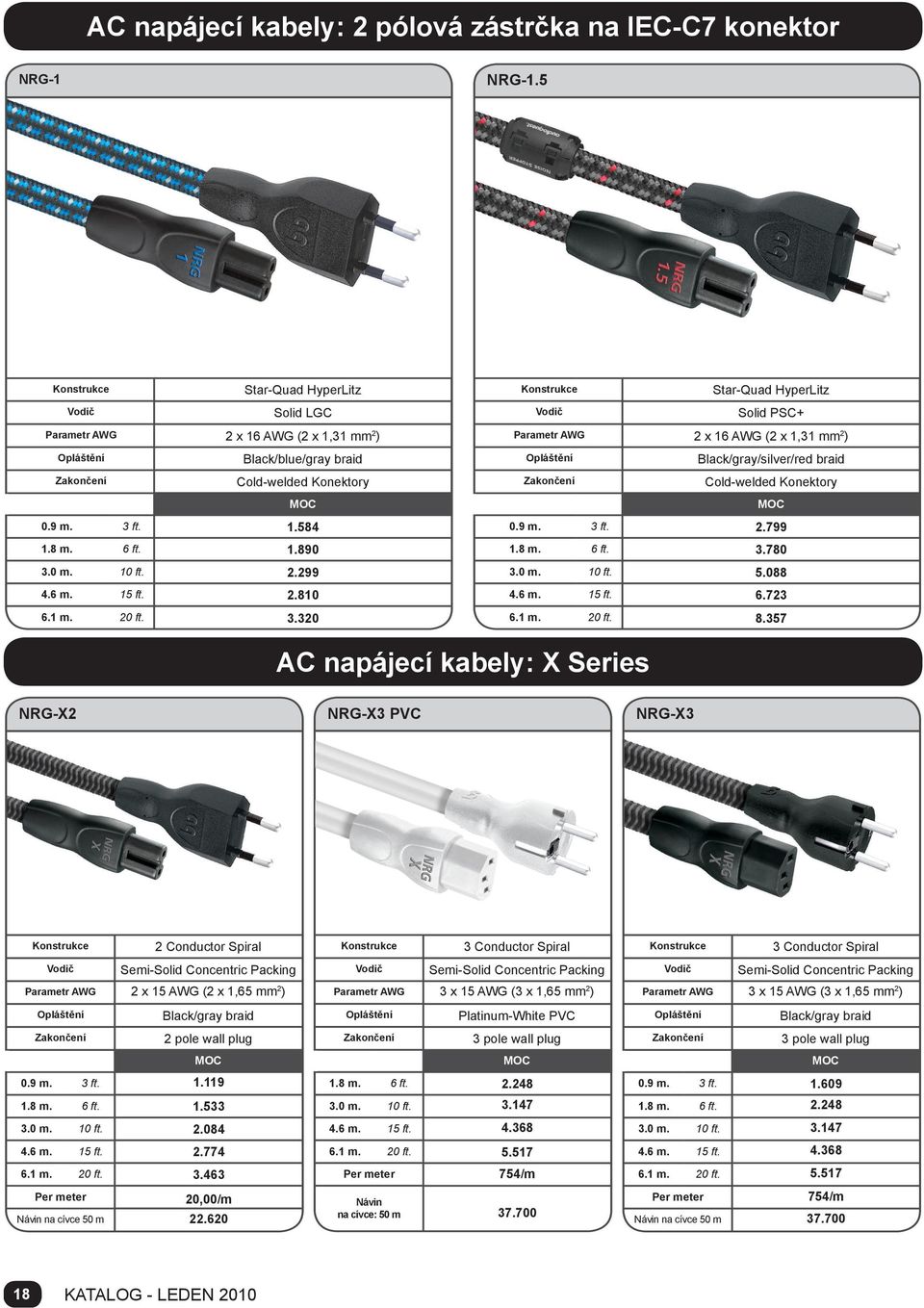 Cold-welded Konektory URetail r URetail r 0.9 m. 3 ft. 1.584 0.9 m. 3 ft. 2.799 1.8 m. 6 ft. 1.890 1.8 m. 6 ft. 3.780 3.0 m. 10 ft. 2.299 3.0 m. 10 ft. 5.088 4.6 m. 15 ft. 2.810 4.6 m. 15 ft. 6.723 6.