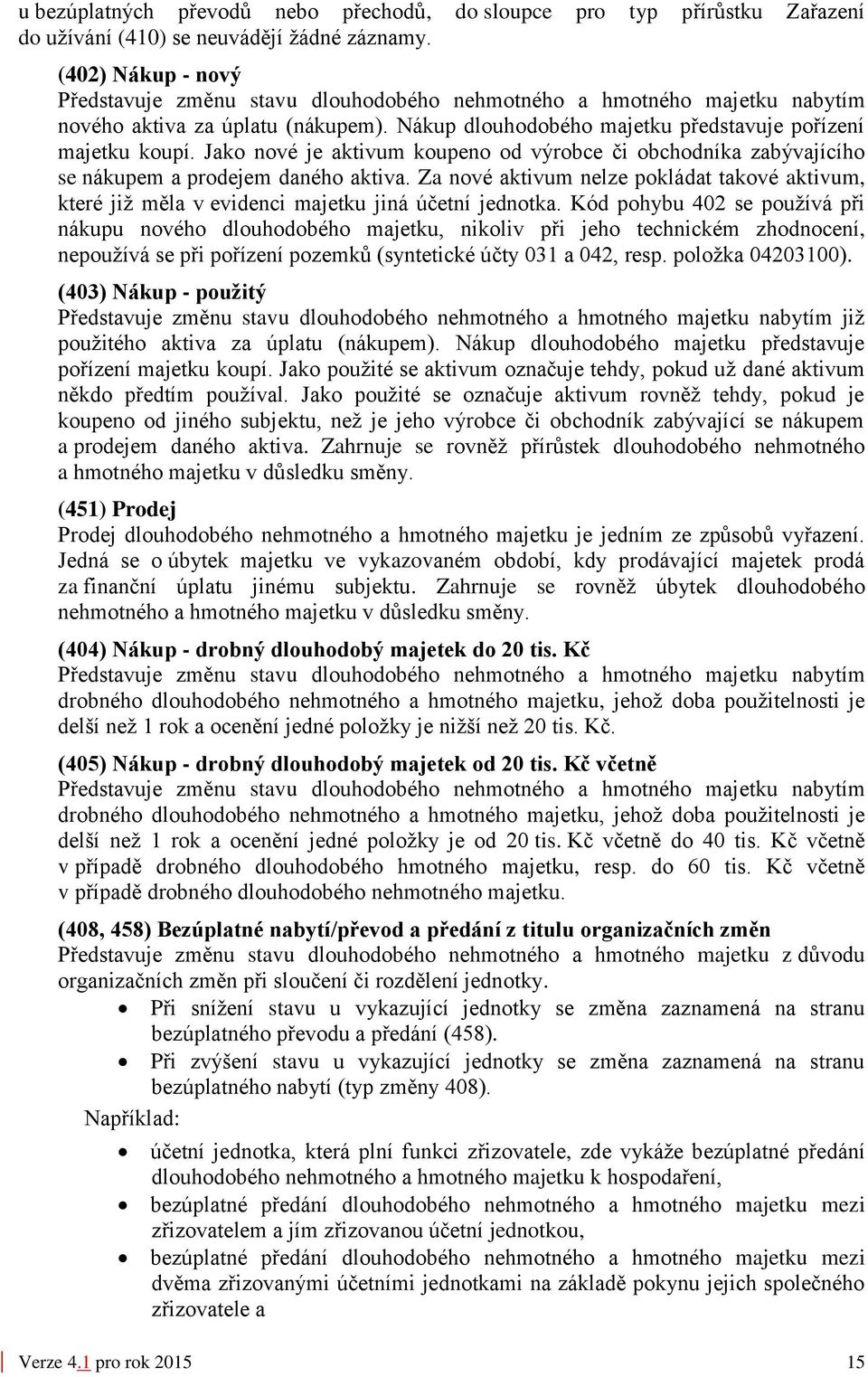 Jako nové je aktivum koupeno od výrobce či obchodníka zabývajícího se nákupem a prodejem daného aktiva.