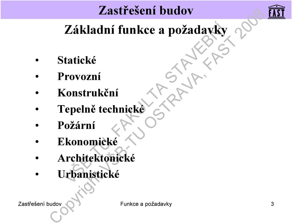 Požární Ekonomické Architektonické