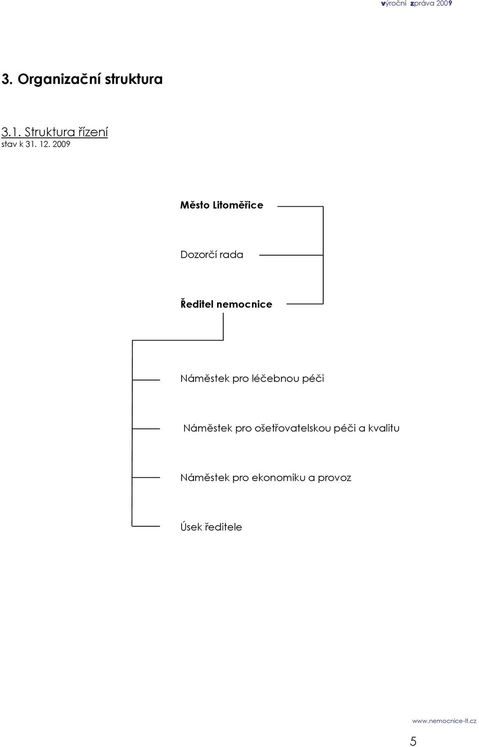 Náměstek pro léčebnou péči Náměstek pro ošetřovatelskou