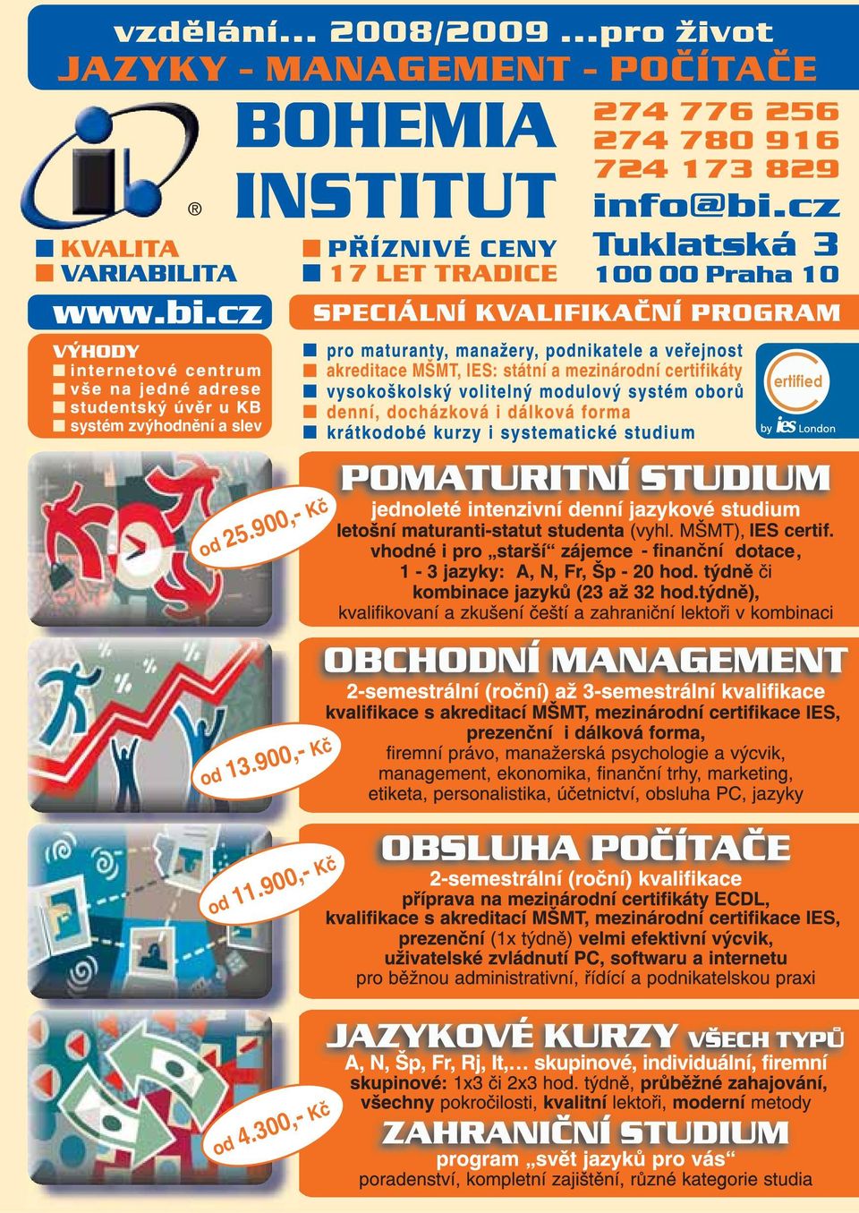 slev od 25.900,- Kč - finanční IES certif.