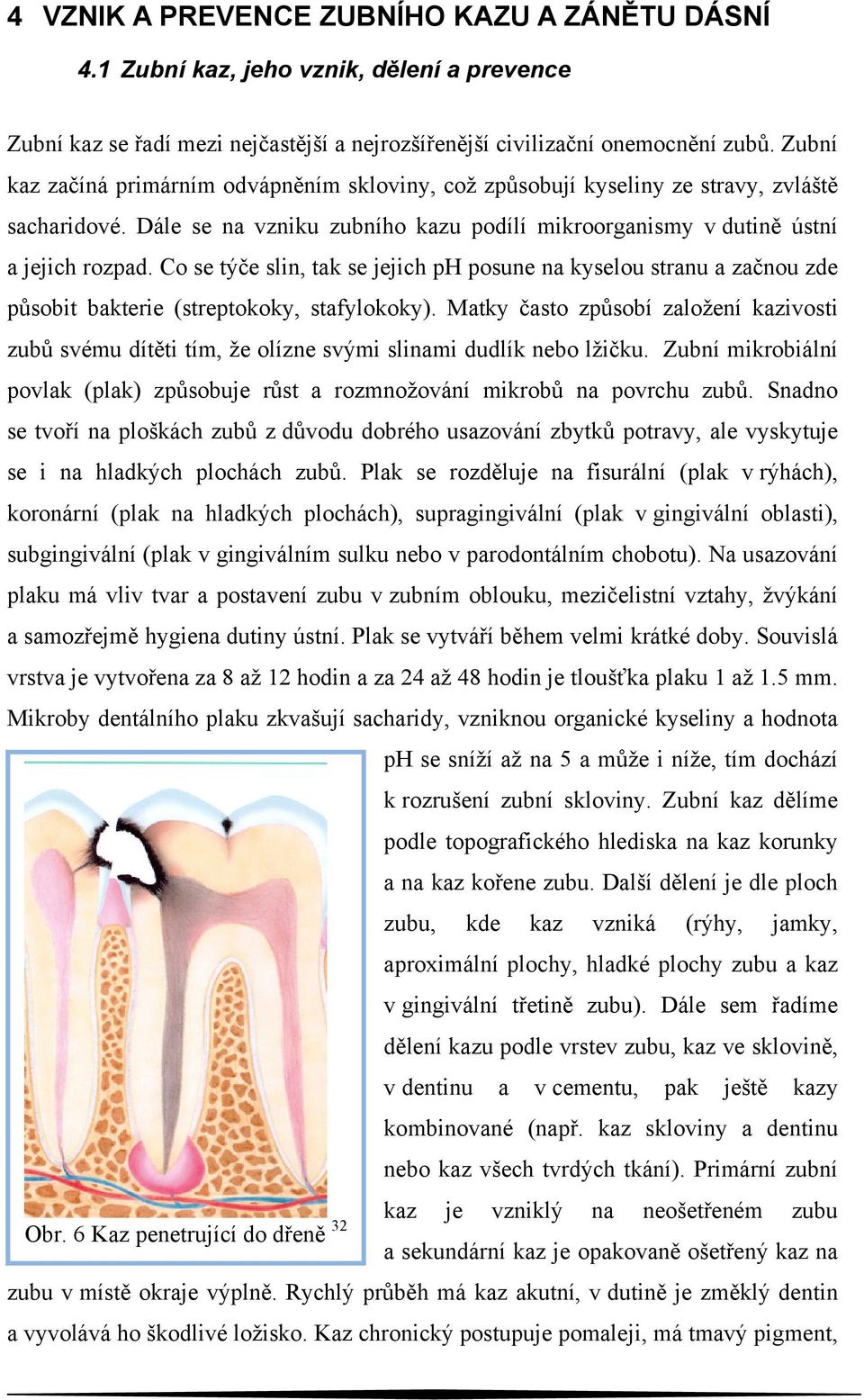 Co se týče slin, tak se jejich ph posune na kyselou stranu a začnou zde působit bakterie (streptokoky, stafylokoky).