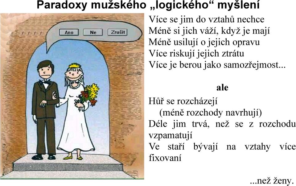 berou jako samozřejmost.