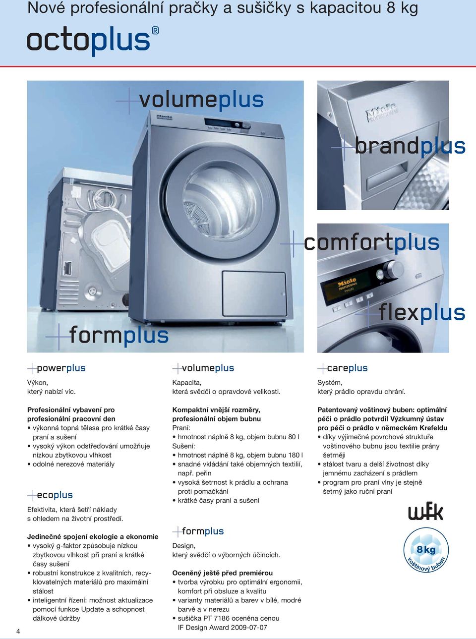 Nové profesionální pračky a sušičky s kapacitou 8 kg - PDF Free Download