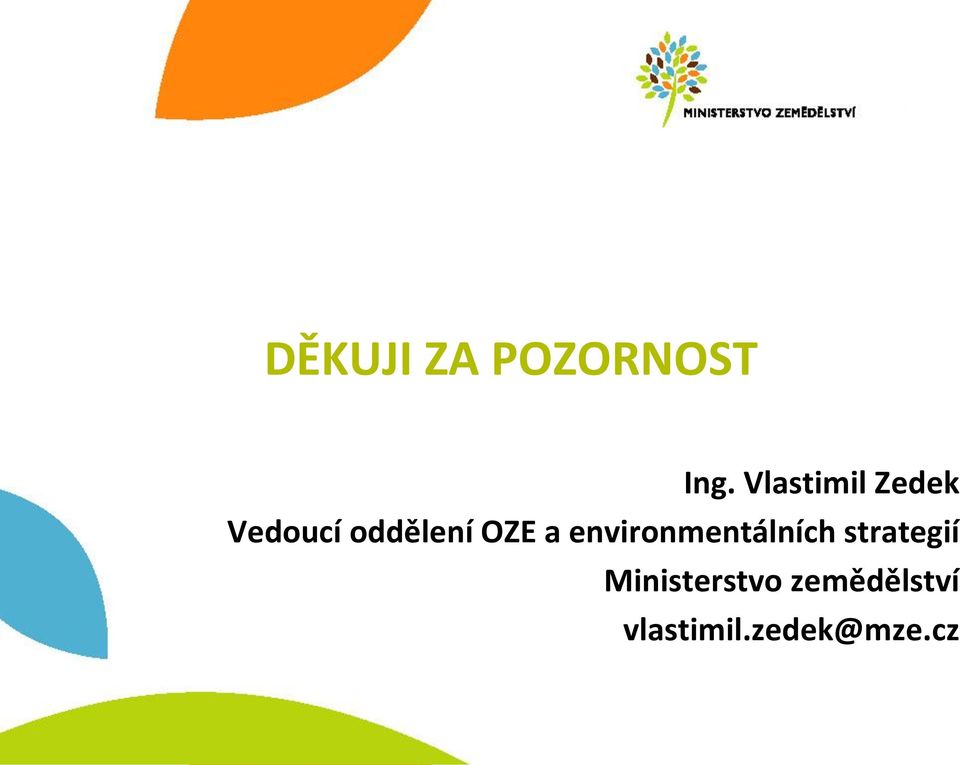 OZE a environmentálních strategií