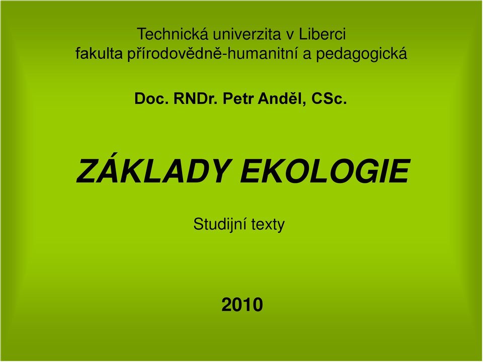 pedagogická Doc. RNDr.
