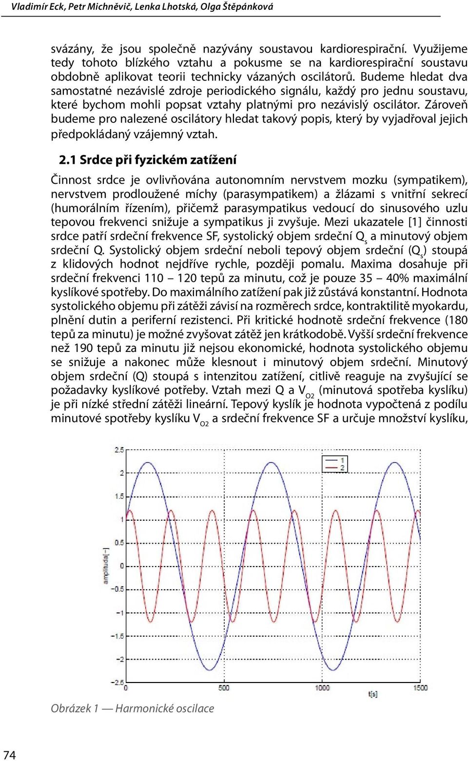 Zároveň budeme pro nalezené oscilátory hledat takový popis, který by vyjadřoval jejich předpokládaný vzájemný vztah. 2.