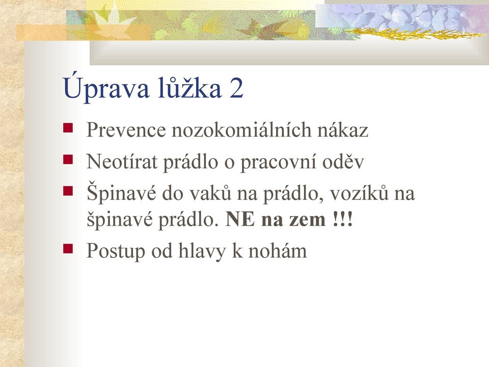 Špinavé do vaků na prádlo, vozíků na