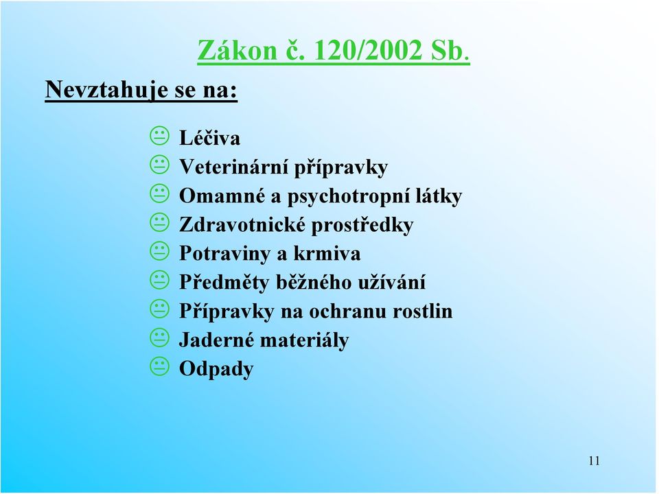 látky Zdravotnické prostředky Potraviny a krmiva