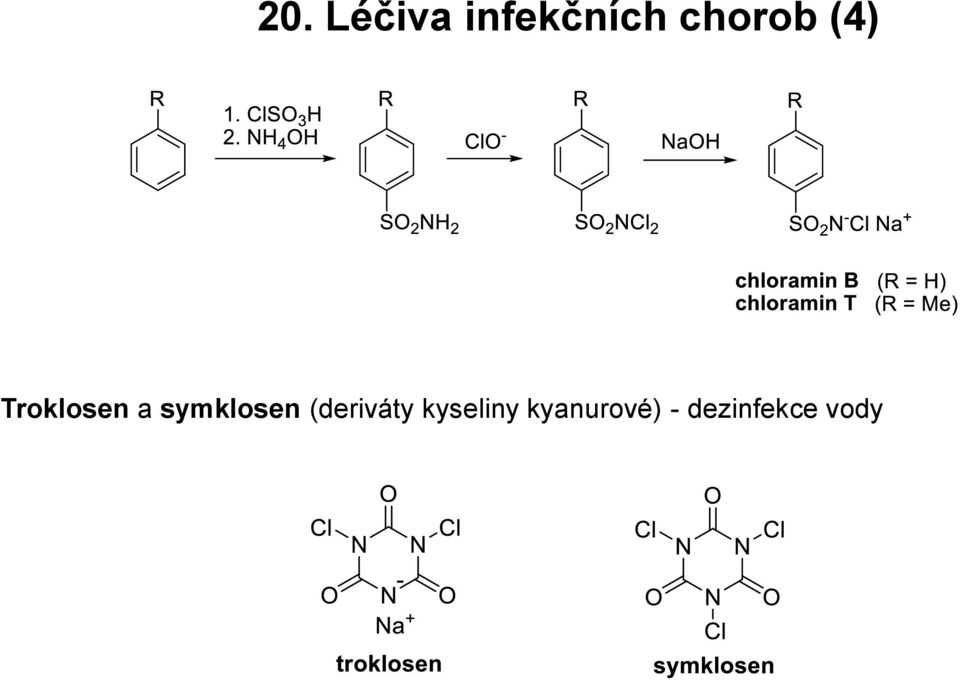 symklosen (deriváty