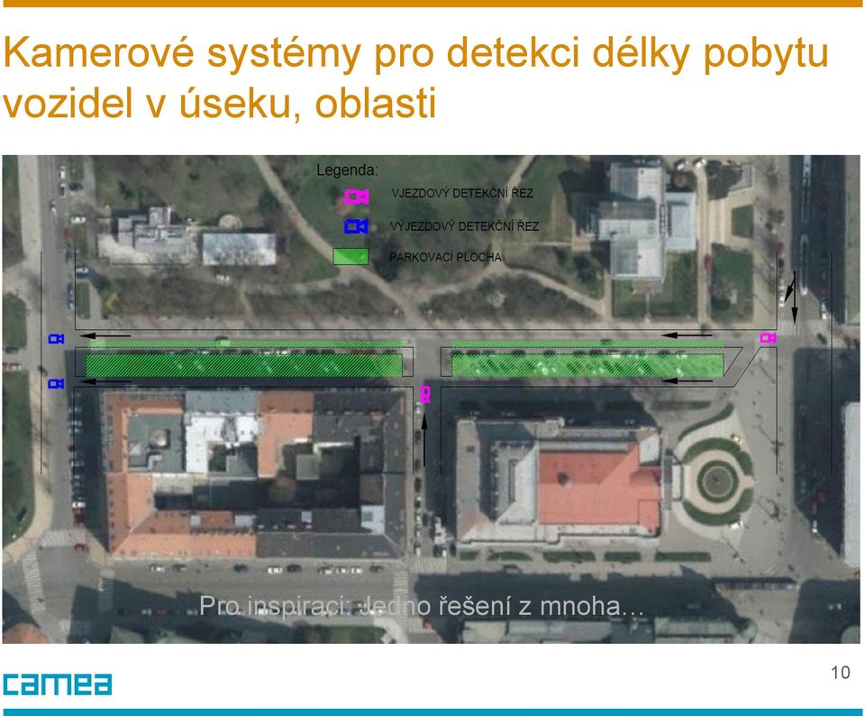 vozidel v úseku, oblasti