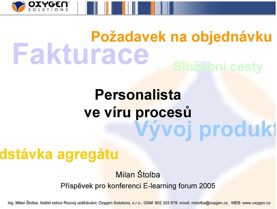 2005 Služební cesty Ing.