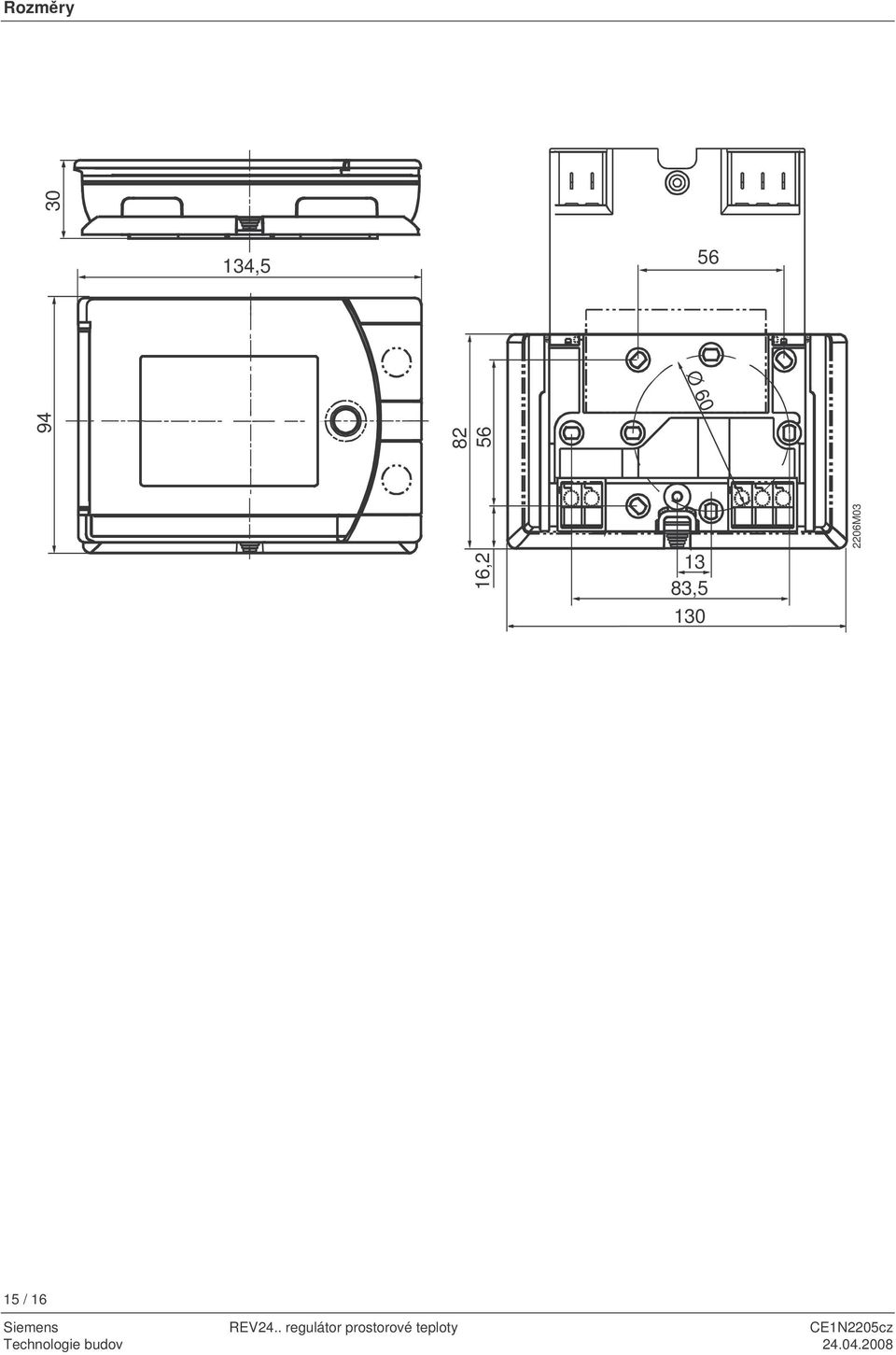 Ø 60 13 83,5 130