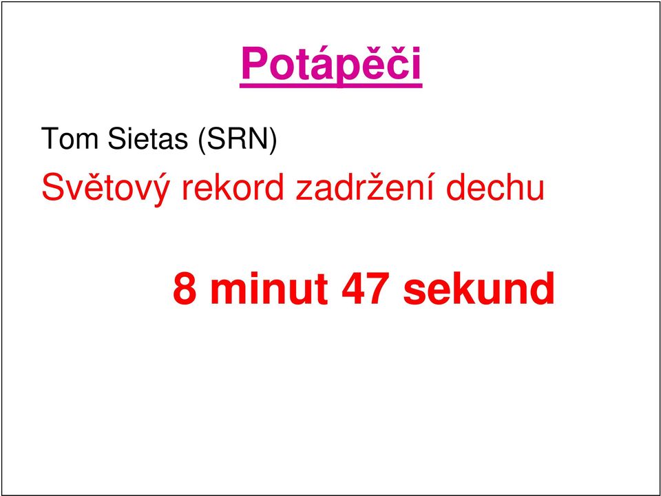 Světový rekord