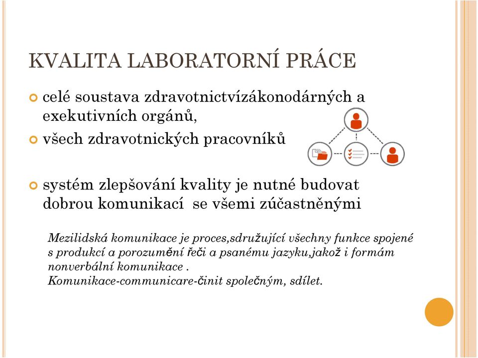 zúčastněnými Mezilidská komunikace je proces,sdružující všechny funkce spojené s produkcí a