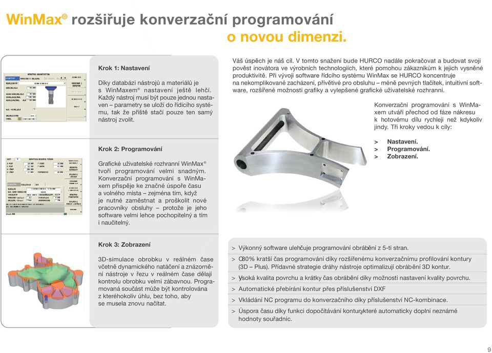 Krok 2: Programování Grafické uživatelské rozhranní WinMax tvoøí programování velmi snadným.