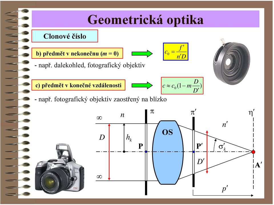 daleohled, otograicý objetiv ( c) ředmět v