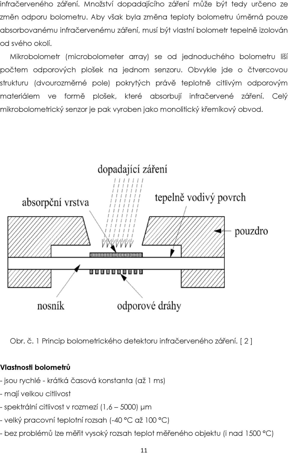 Mikrobolometr (microbolometer array) se od jednoduchého bolometru liší počtem odporových plošek na jednom senzoru.
