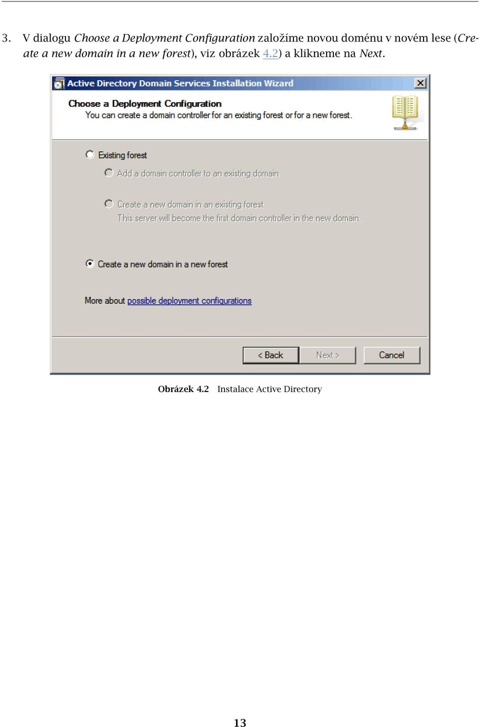 domain in a new forest), viz obrázek 4.