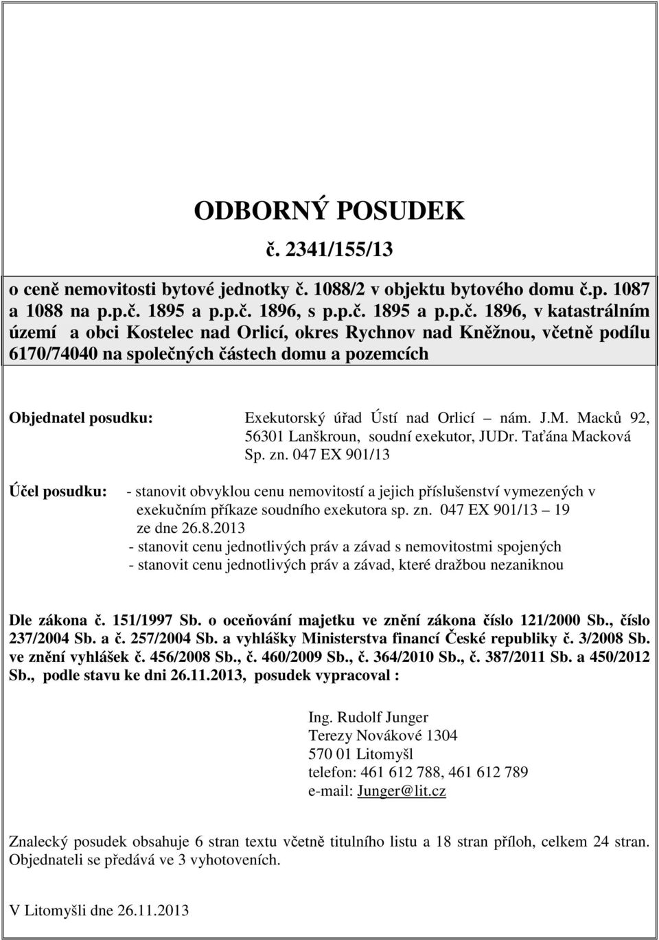 1088/2 v objektu bytového domu č.