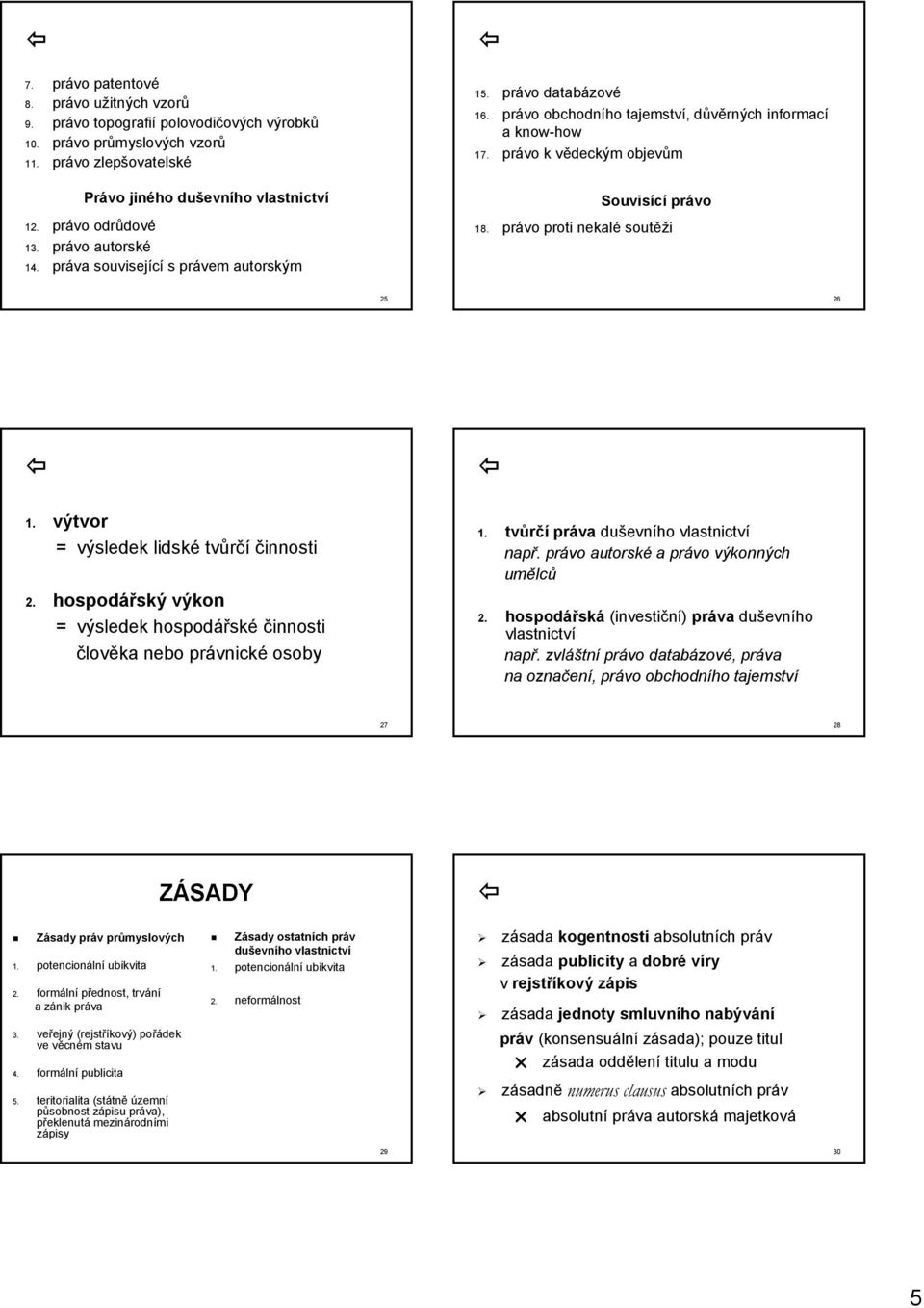 právo proti nekalé soutěži 25 26 1. výtvor = výsledek lidské tvůrčí činnosti 2. hospodářský výkon = výsledek hospodářské činnosti člověka nebo právnické osoby 1.