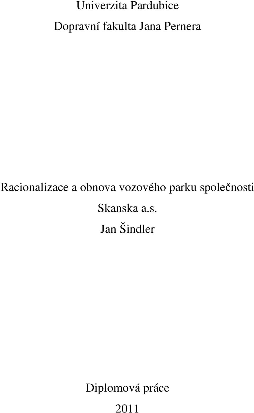 obnova vozového parku společnosti