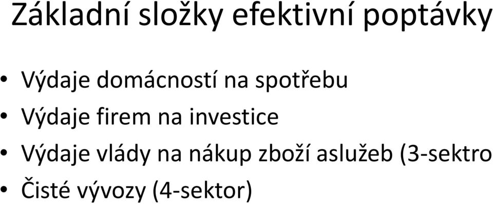 firem na investice Výdaje vlády na