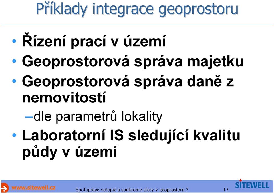 Geoprostorová správa daně z nemovitostí dle