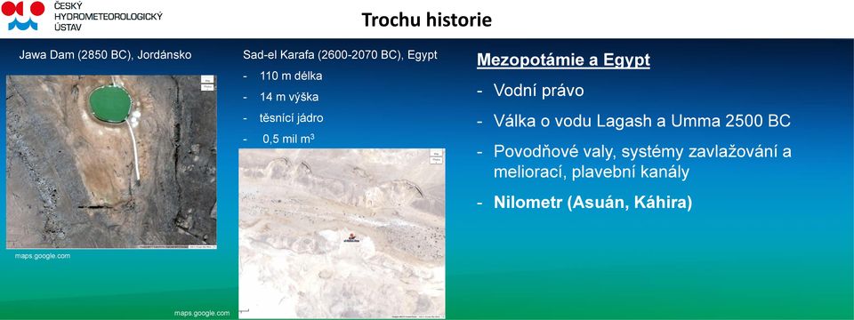 Válka o vodu Lagash a Umma 2500 BC - Povodňové valy, systémy zavlažování a