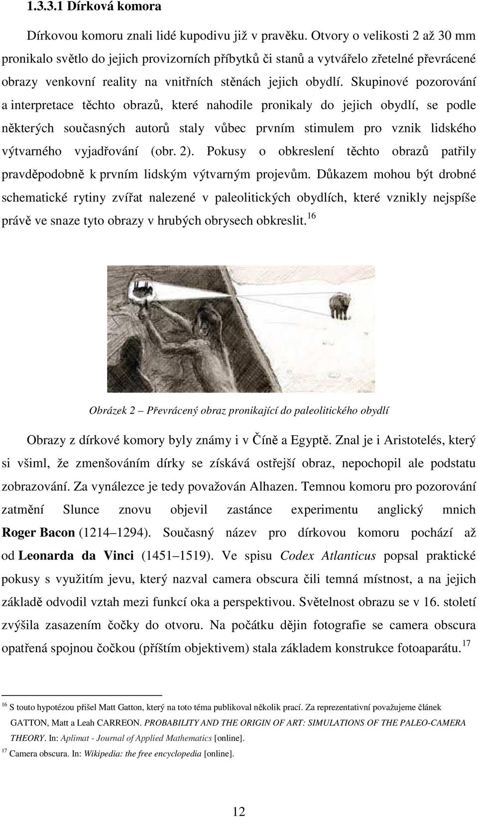 Skupinové pozorování a interpretace těchto obrazů, které nahodile pronikaly do jejich obydlí, se podle některých současných autorů staly vůbec prvním stimulem pro vznik lidského výtvarného