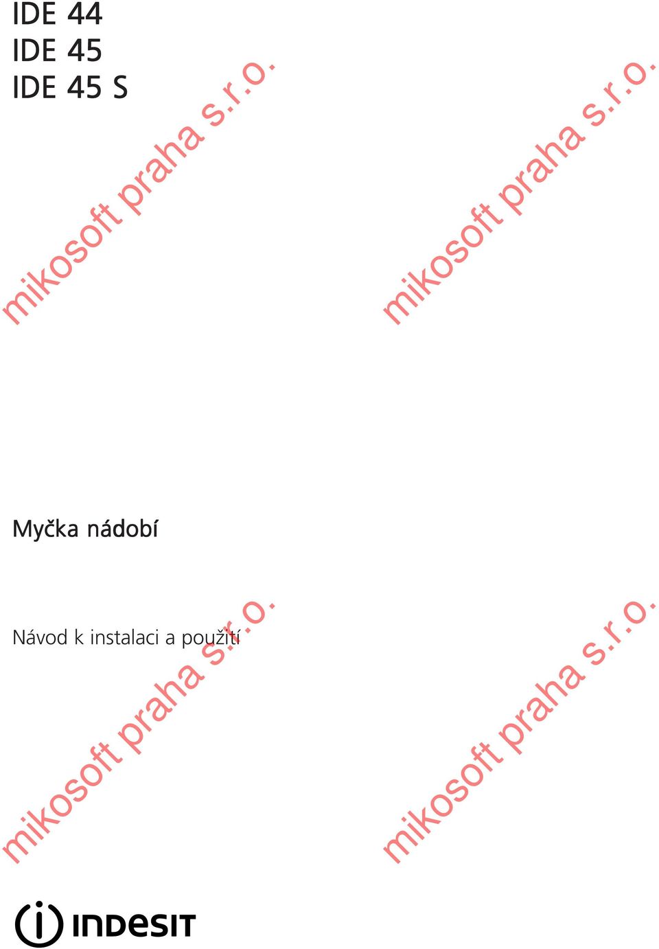 nádobí Návod k