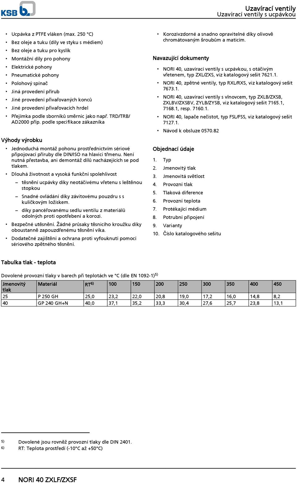 přivařovaných konců Jiné provedení přivařovacích hrdel Přejímka podle sborníků směrnic jako např. TRD/TRB/ AD2000 příp.