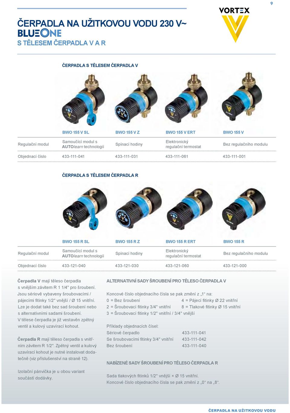 ERT BWO 155 R Regulační modul Samoučící modul s AUTOlearn technologií Spínací hodiny Elektronický regulační termostat Bez regulačního modulu Objednací číslo 433-121-040 433-121-030 433-121-060