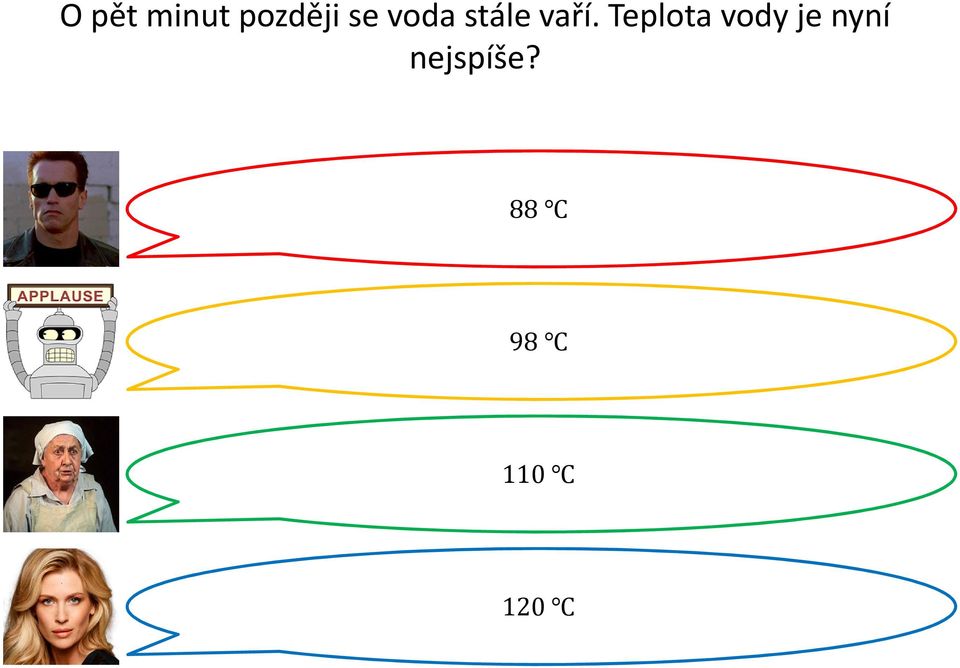 Teplota vody je nyní