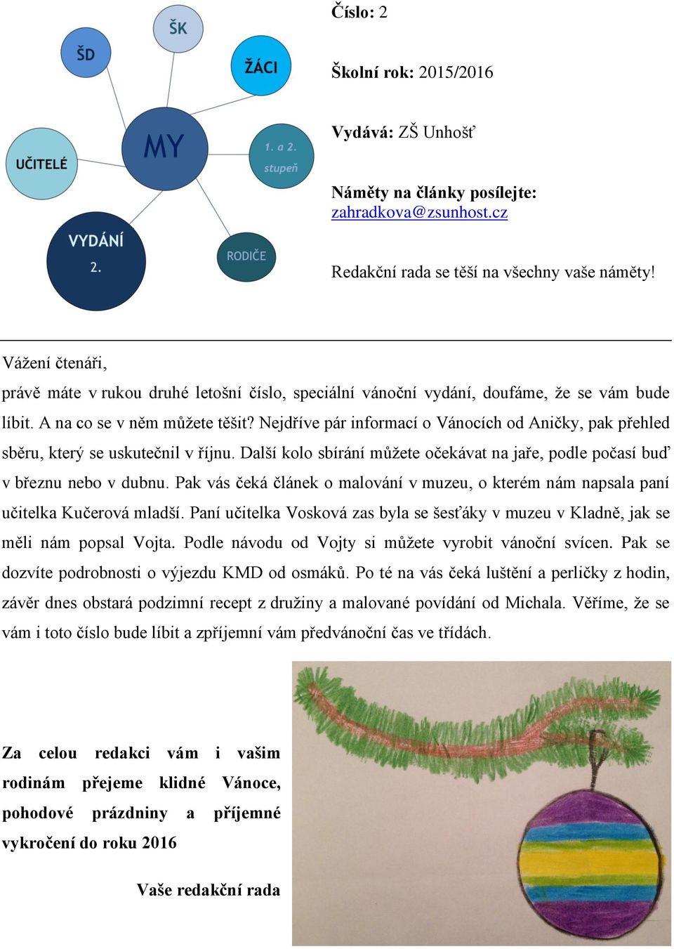 Nejdříve pár informací o Vánocích od Aničky, pak přehled sběru, který se uskutečnil v říjnu. Další kolo sbírání můžete očekávat na jaře, podle počasí buď v březnu nebo v dubnu.