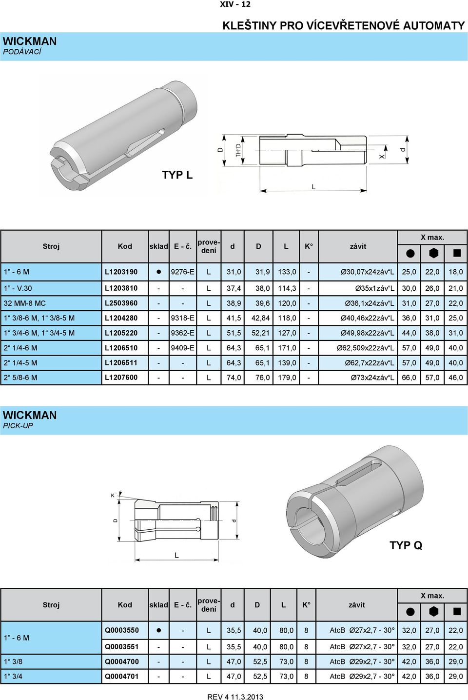 Ø40,46x22záv L 36,0 31,0 25,0 1 3/4-6 M, 1 3/4-5 M L1205220-9362-E L 51,5 52,21 127,0 - Ø49,98x22záv L 44,0 38,0 31,0 2 1/4-6 M L1206510-9409-E L 64,3 65,1 171,0 - Ø62,509x22záv L 57,0 49,0 40,0 2