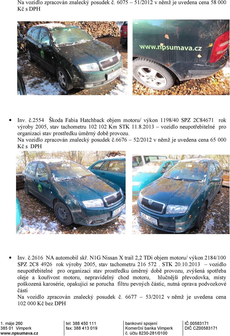 N1G Nissan X trail 2,2 TDi objem motoru/ výkon 2184/100