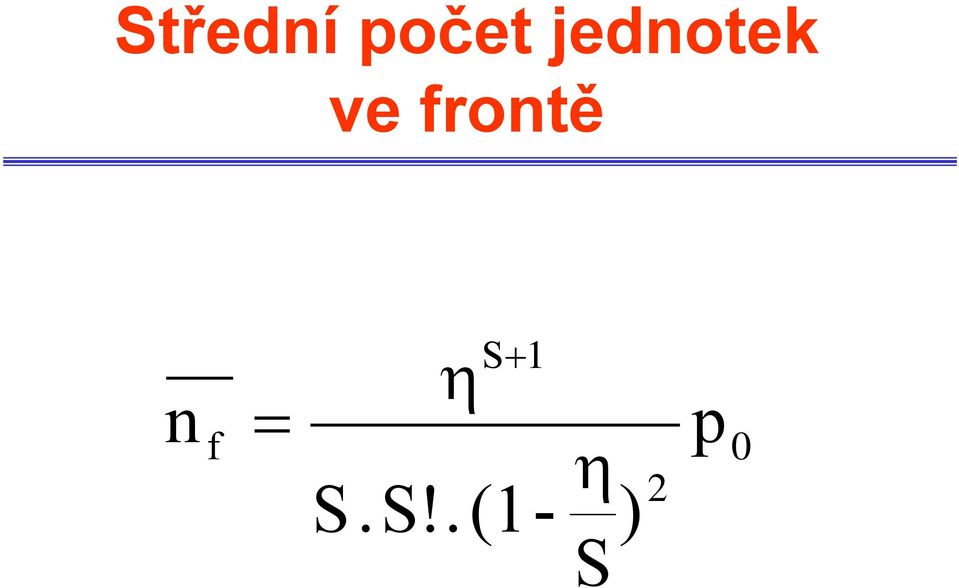 frontě S1 n f