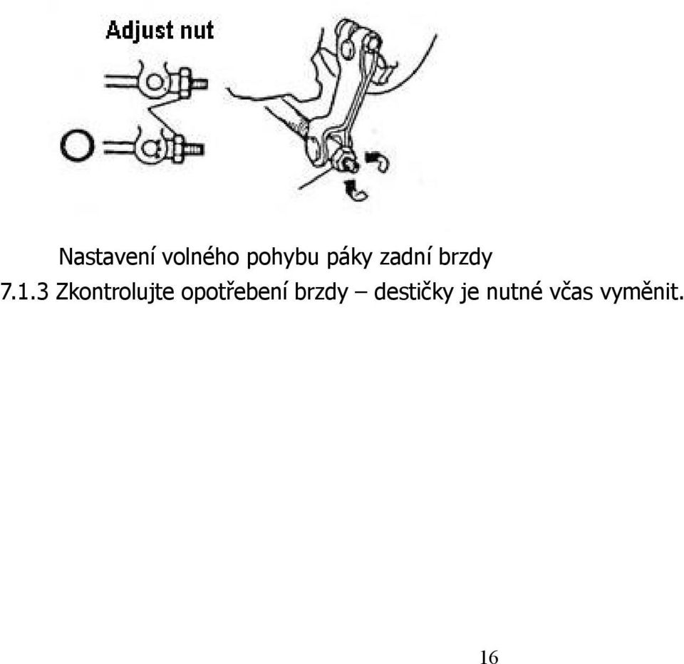 3 Zkontrolujte opotřebení
