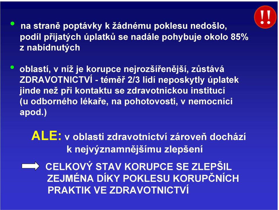 kontaktu se zdravotnickou institucí (u odborného lékaře, na pohotovosti, v nemocnici apod.