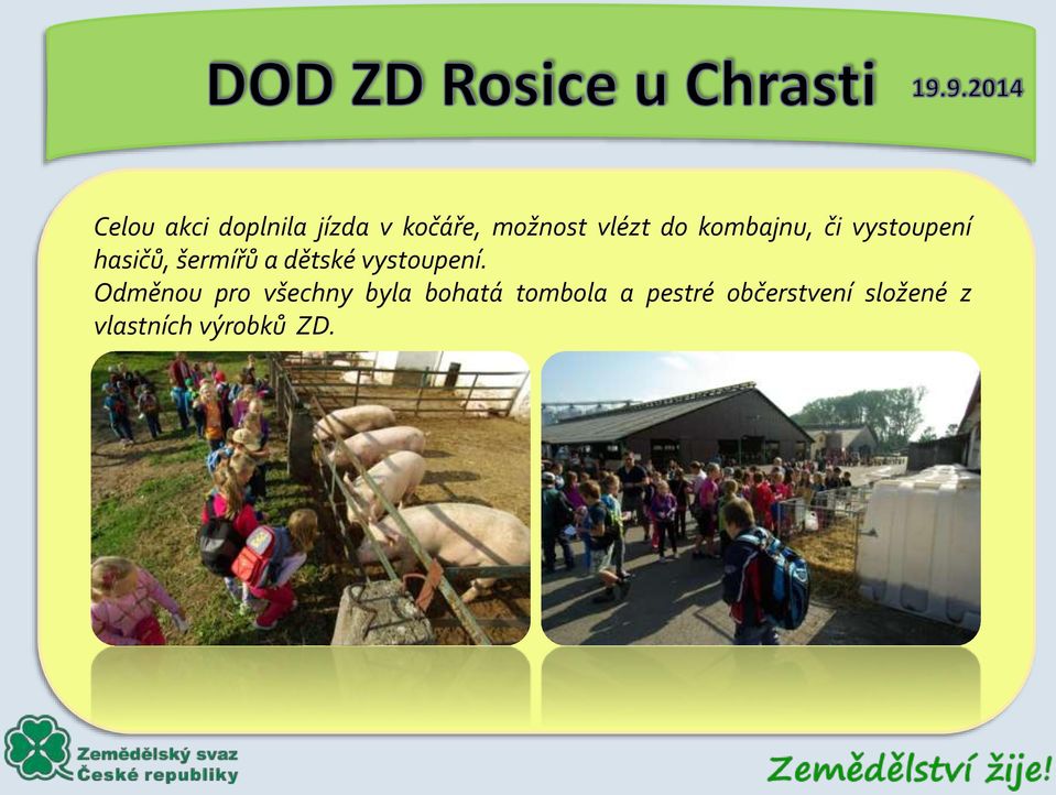 vystoupení.
