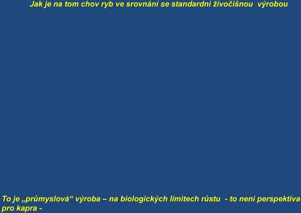 průmyslová výroba na biologických