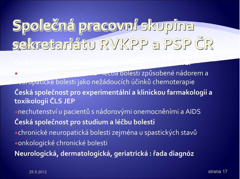 nechutenství u pacientů s nádorovými onemocněními a AIDS Česká společnost pro studium a léčbu bolesti chronické neuropatická