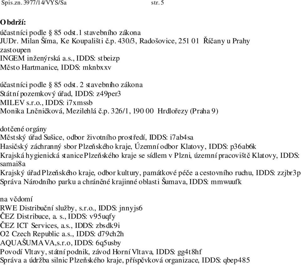 zemkový úřad, IDDS: z49pe