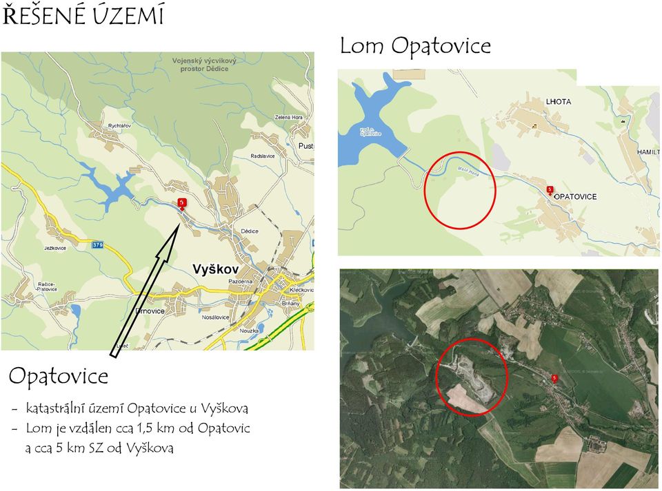 Opatovice u Vyškova - Lom je